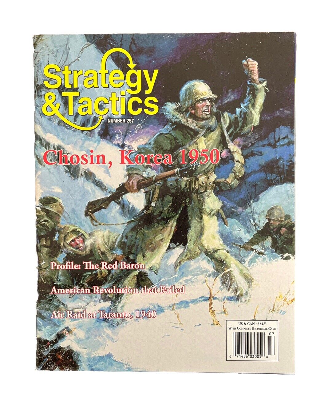 Strategy & Tactics Wargame Magazine #257 With Tabletop Game - Chosin, Korea 1950