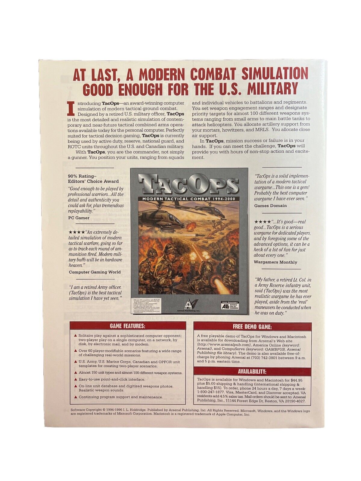 XTR Collectable Command Wargaming Magazine #40 Nov 1996 - War With Mexico!