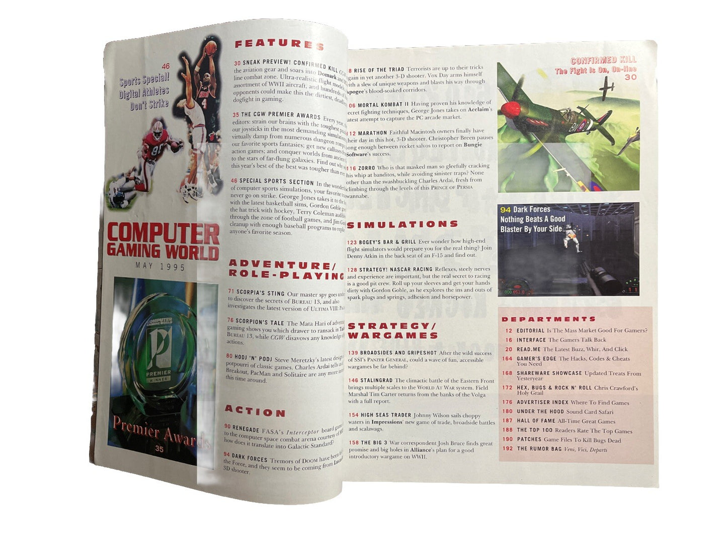 Computer Gaming World Strategy Magazine #130 May 1995 Furball Frenzy!