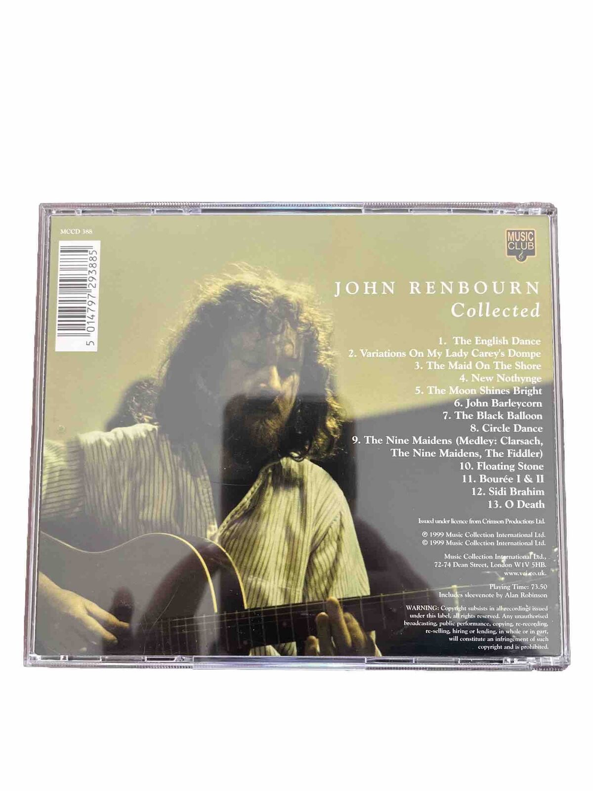 Collected by John Renbourn (CD, May-1999, Mci)