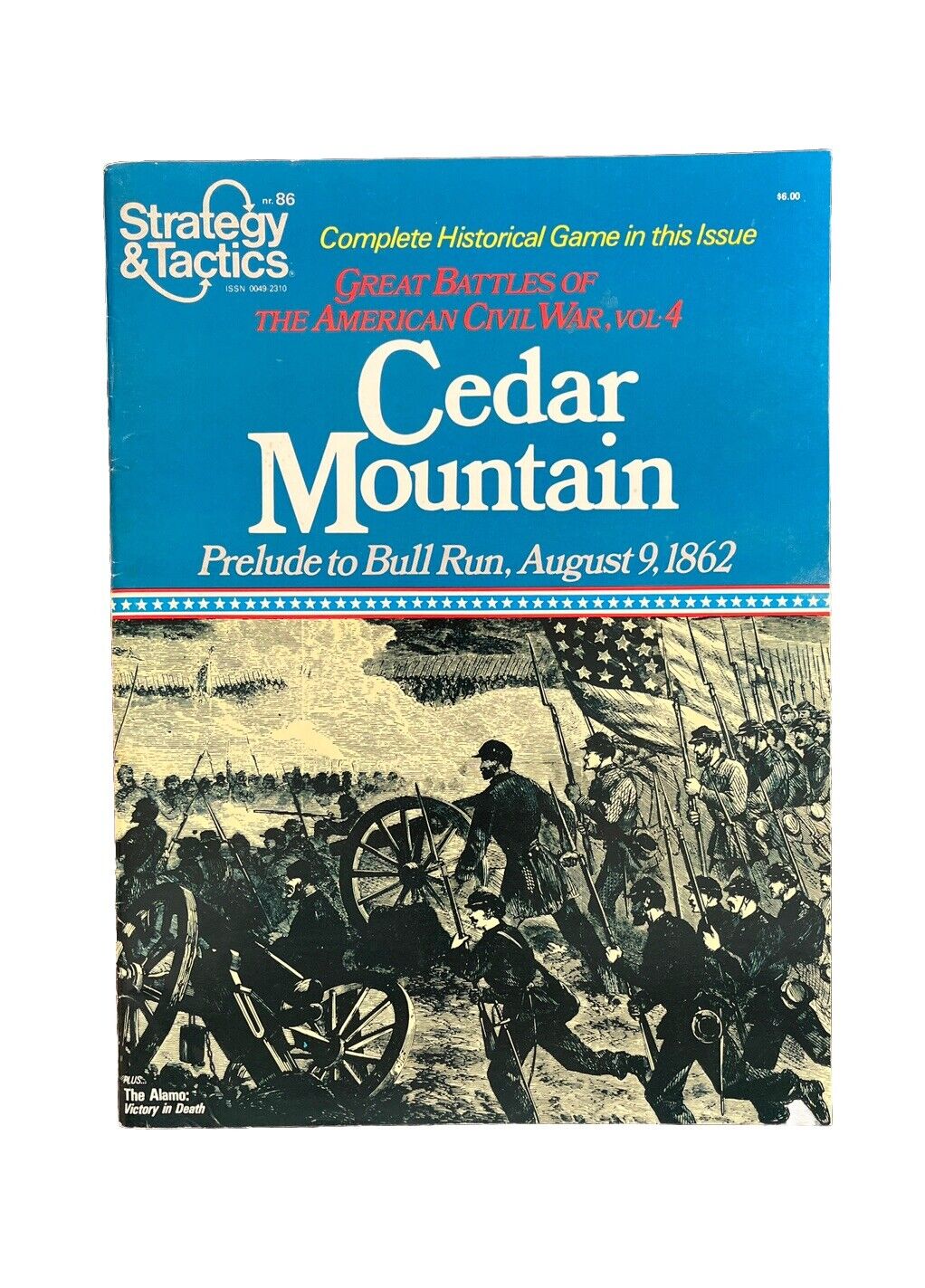 Collectable Vintage SPI Strategy&Tactics Wargaming Magazine #86 - Cedar Mountain