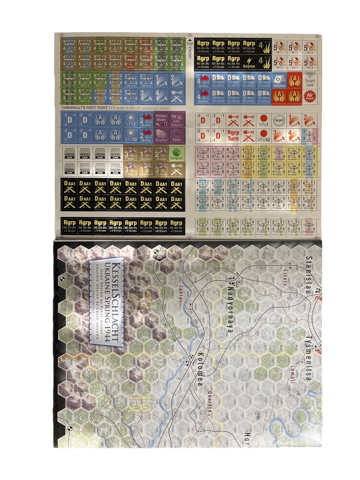 Against the Odds Magazine #12 With History Board Game - Chennault's First Fight