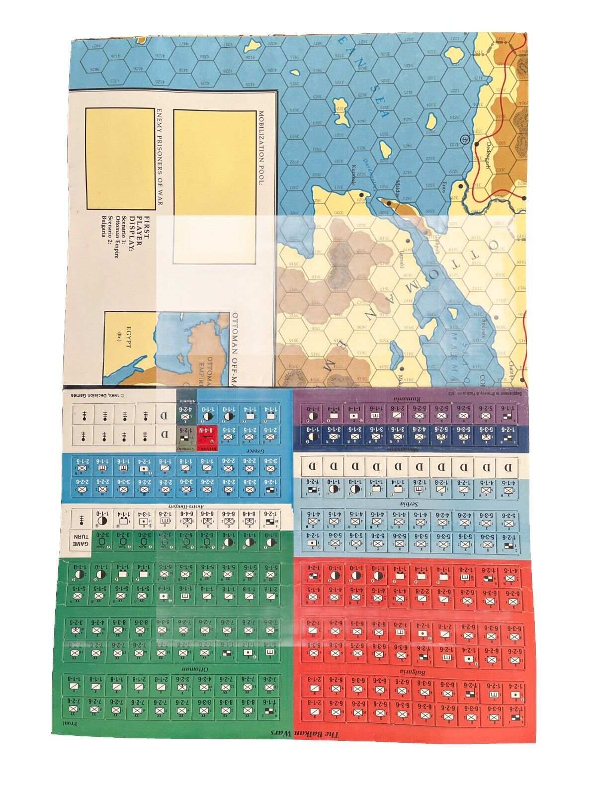 Strategy & Tactics Wargame Magazine #164 Balkan Wars Prelude To Disaster 1912-13