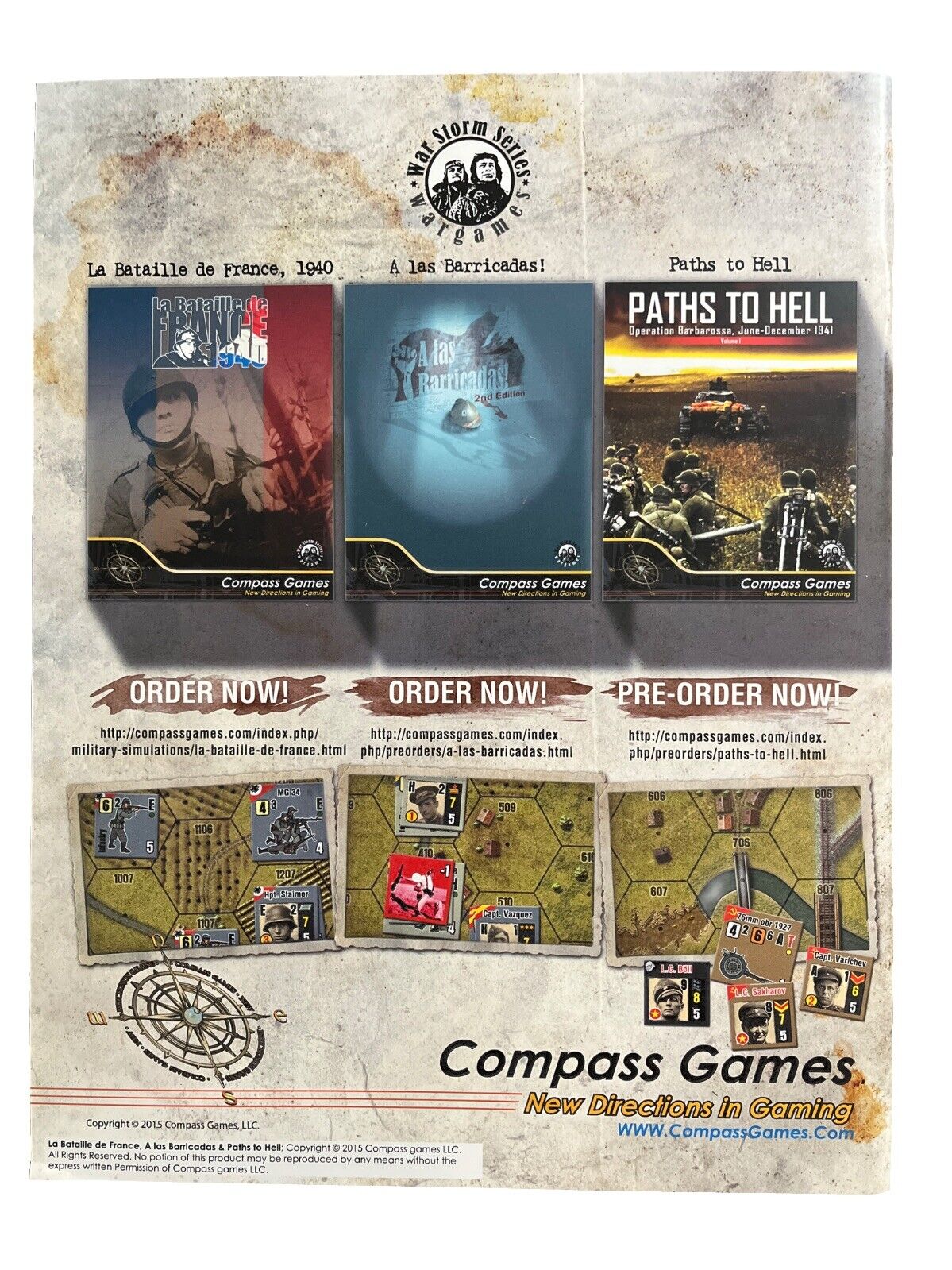 Paper Wars Wargaming Magazine With Complete Game #81 2015 Position Magnifique