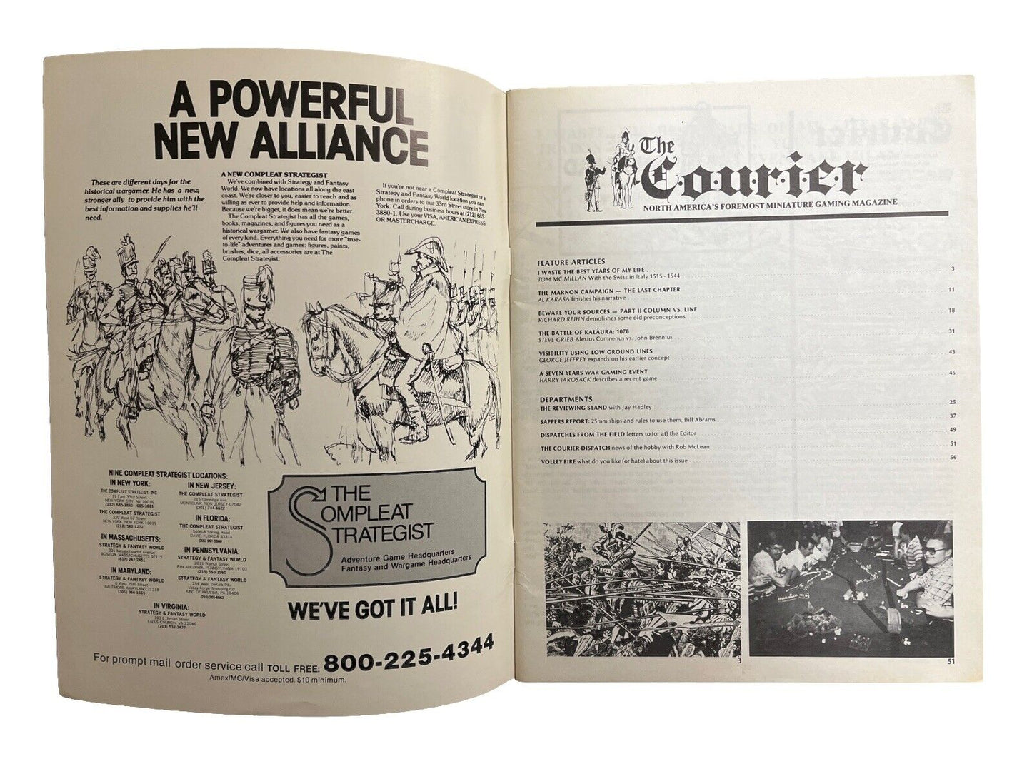 The Courier Miniature Gaming Magazine Vol IV #6 - The Swiss In Italy 1494-1544