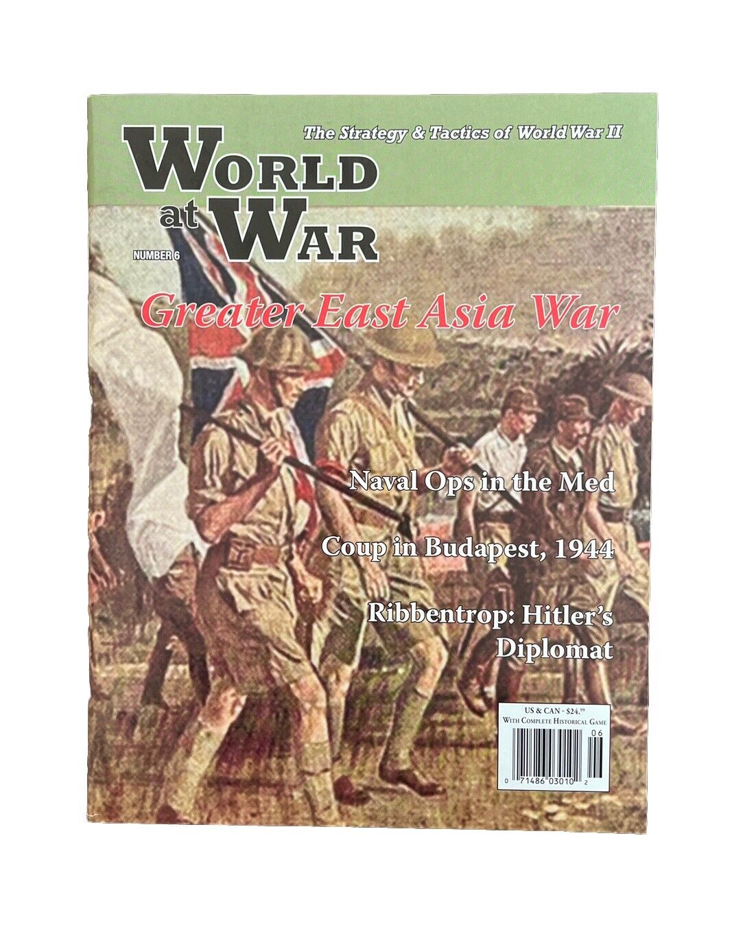 World at War Magazine #6 With History Tabletop Board Game -Greater East Asia War