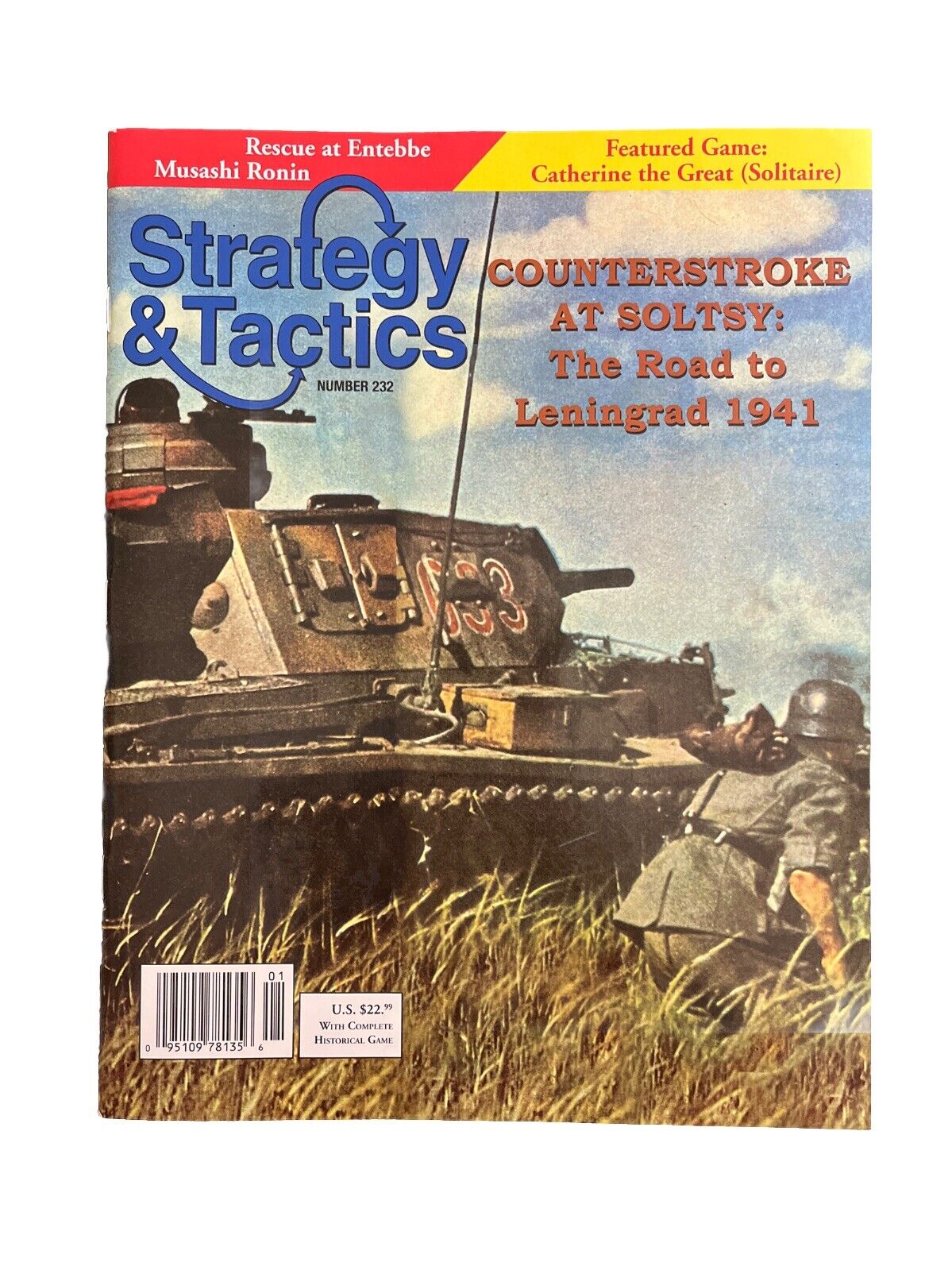 Strategy & Tactics Magazine #232 Counterstroke At Soltsy: The Road To Leningrad