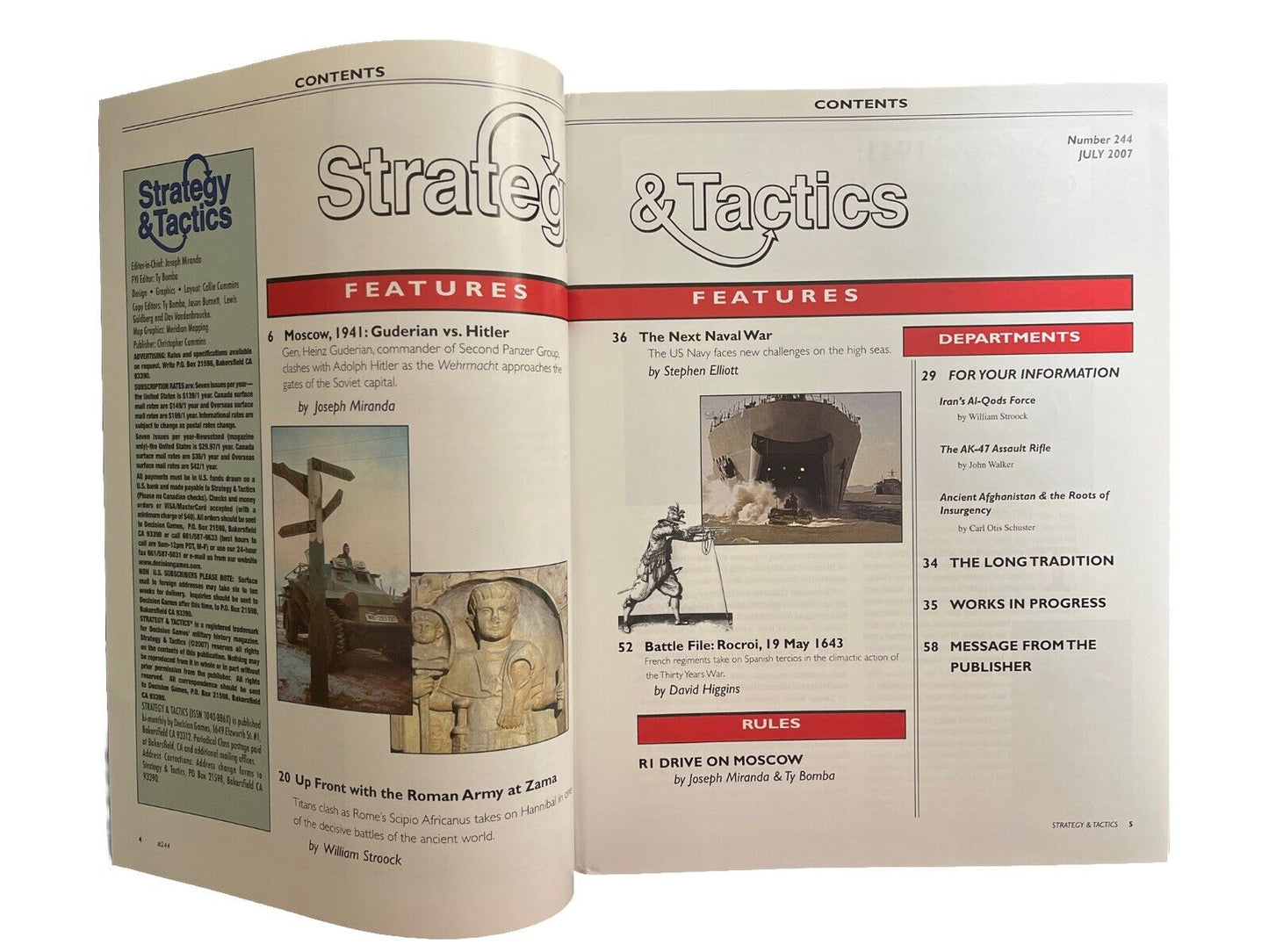 Strategy & Tactics Magazine #244 With Historical Board Game - Drive on Moscow