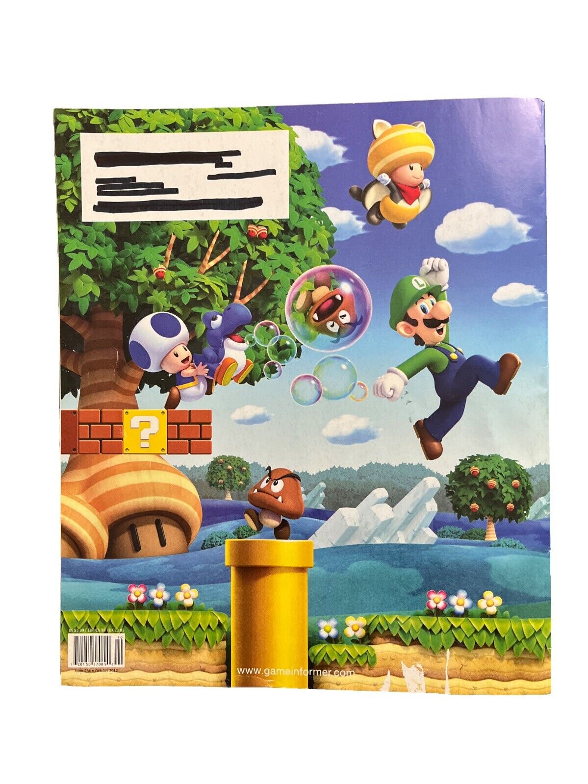 Game Informer Video Game Magazine #234 October 2012 New Super Mario Bros.U