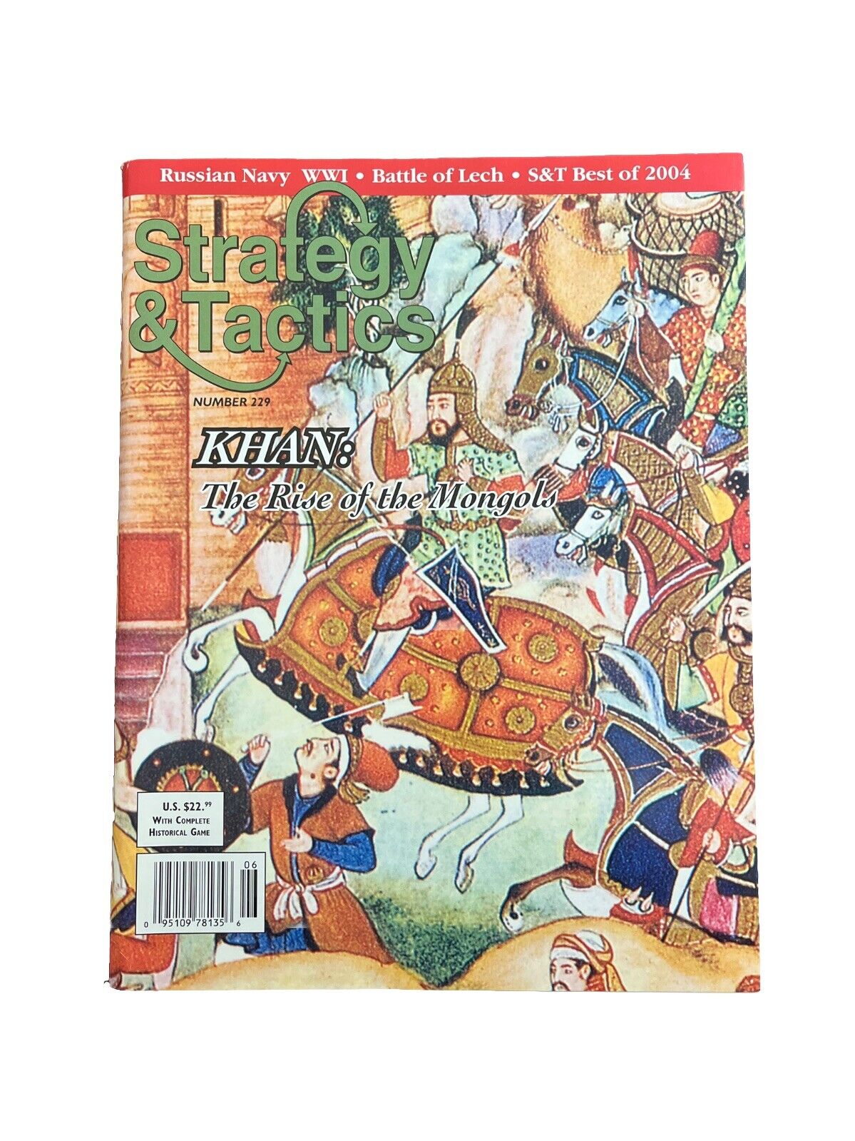 Strategy & Tactics Magazine #229 With War Game - KHAN: The Rise Of The Mongols