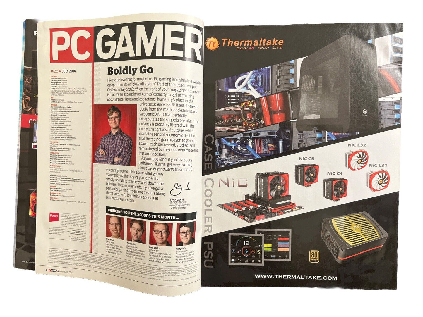 PC Gamer July 2014 #254 Computer Video Game Magazine Killing Floor 2