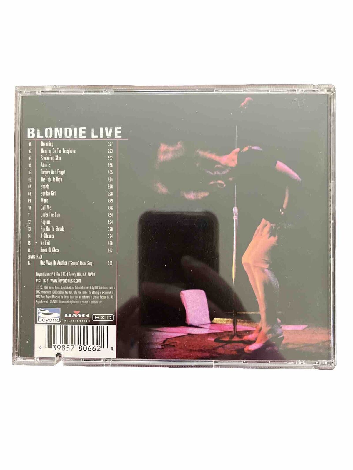 Live by Blondie (CD, Nov-1999, Beyond Records)