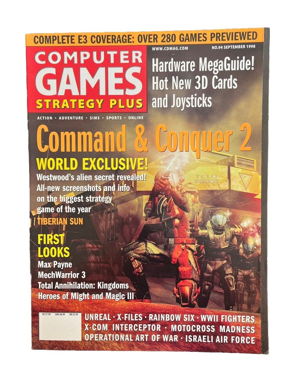 Computer Games Strategy Plus Magazine #94 September 1998 Command & Conquer 2