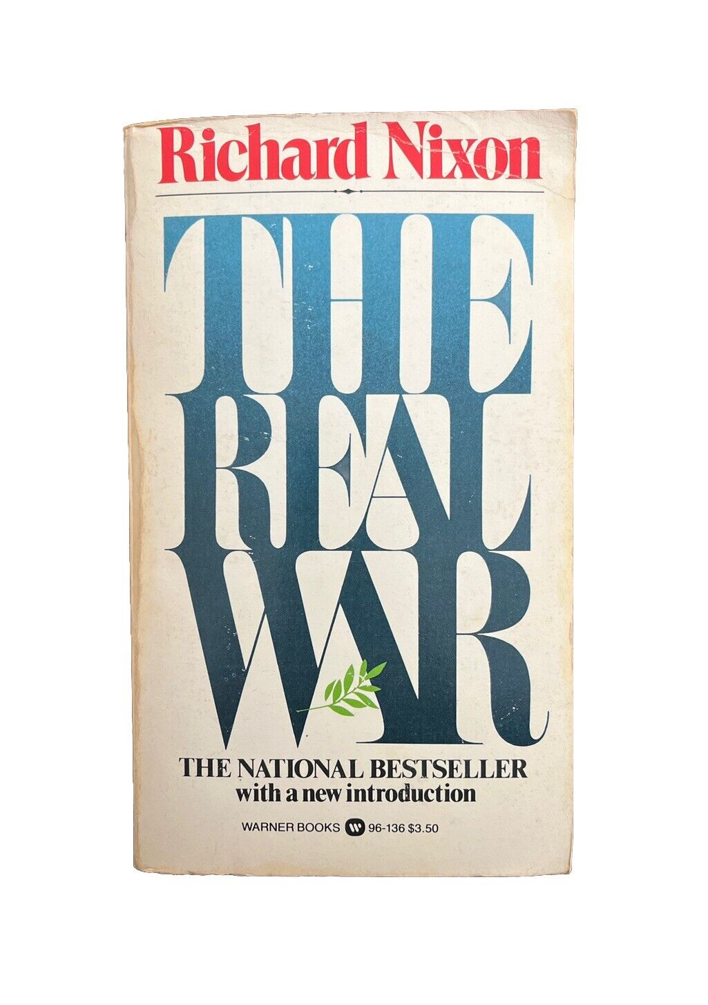 President Richard Nixon The Real War Book First Printing Vintage History Book