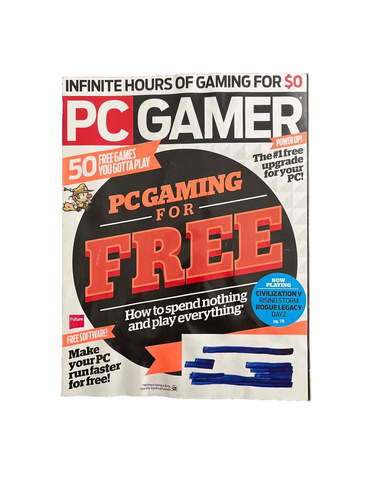 OCTOBER 2013 PC GAMER video game magazine - PC GAMING FOR FREE #244