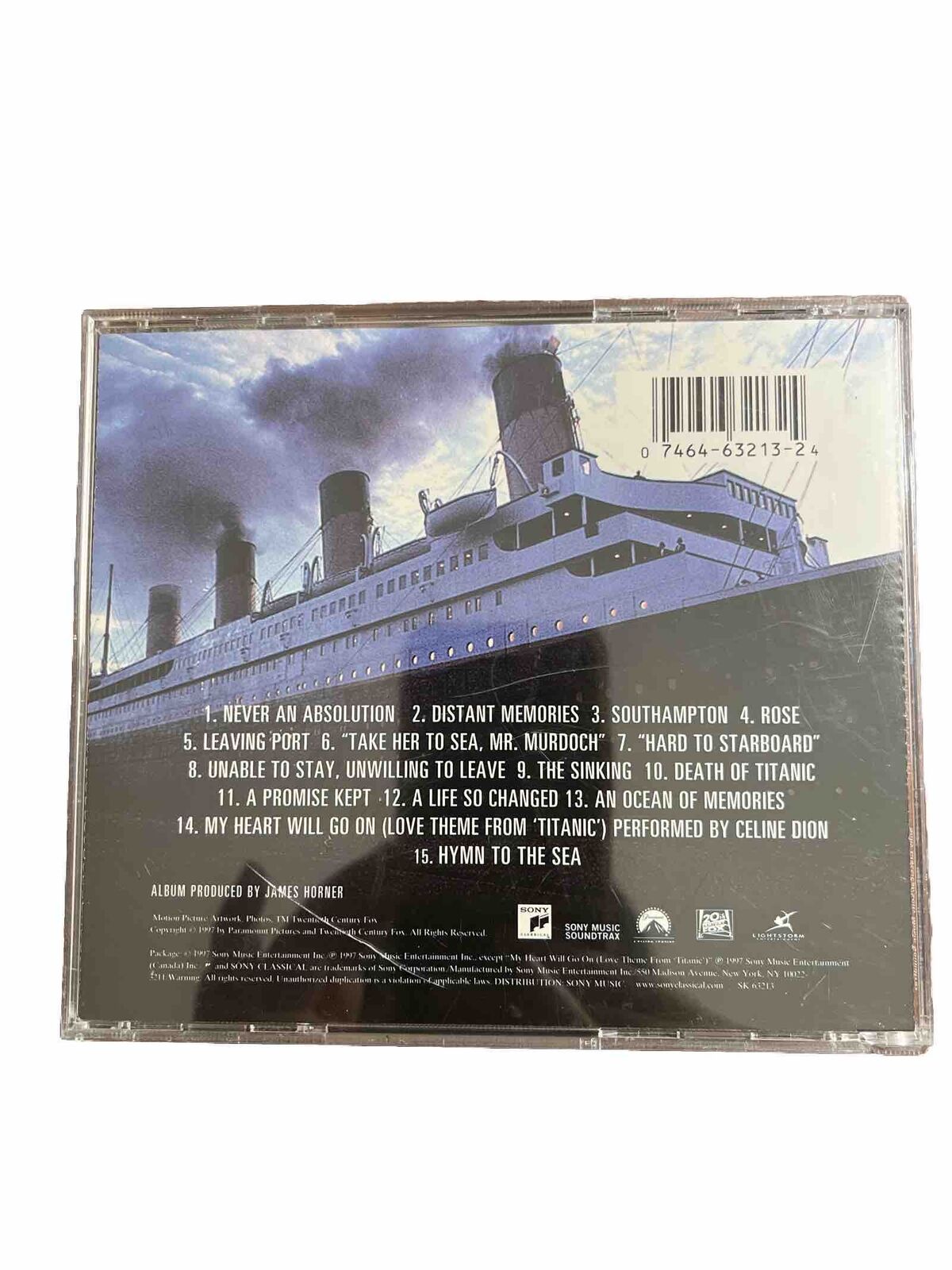 Titanic CD Soundtrack - 1997 James Horner Composed