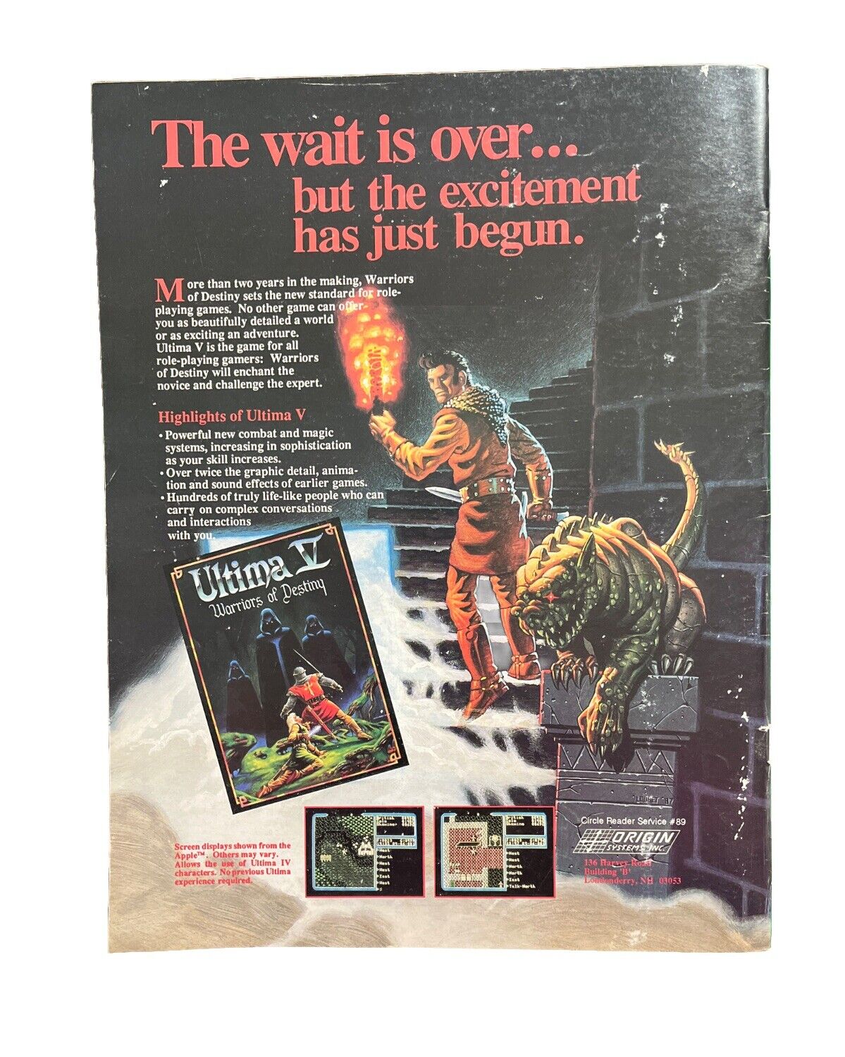 Classic Vintage Computer Gaming World Magazine #42 Special Football Issue