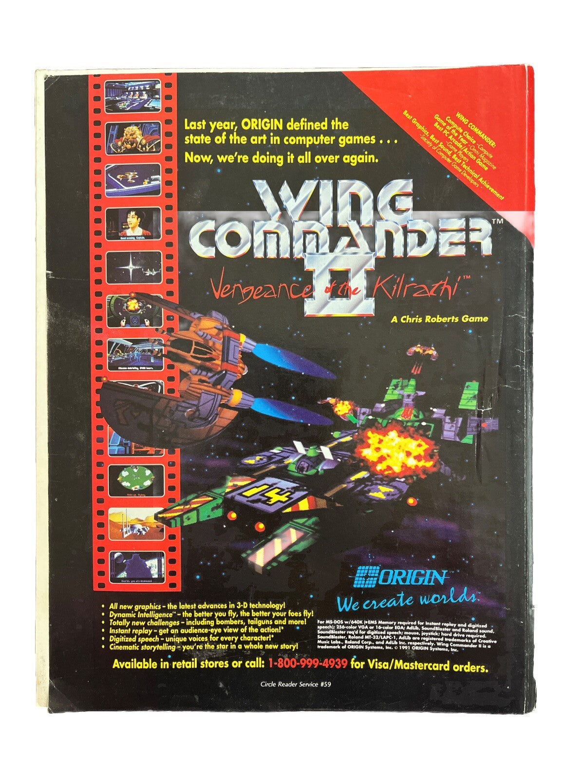 Computer Gaming World PC Game Magazine #88 Nov 1991 Disney’s The Rocketeer