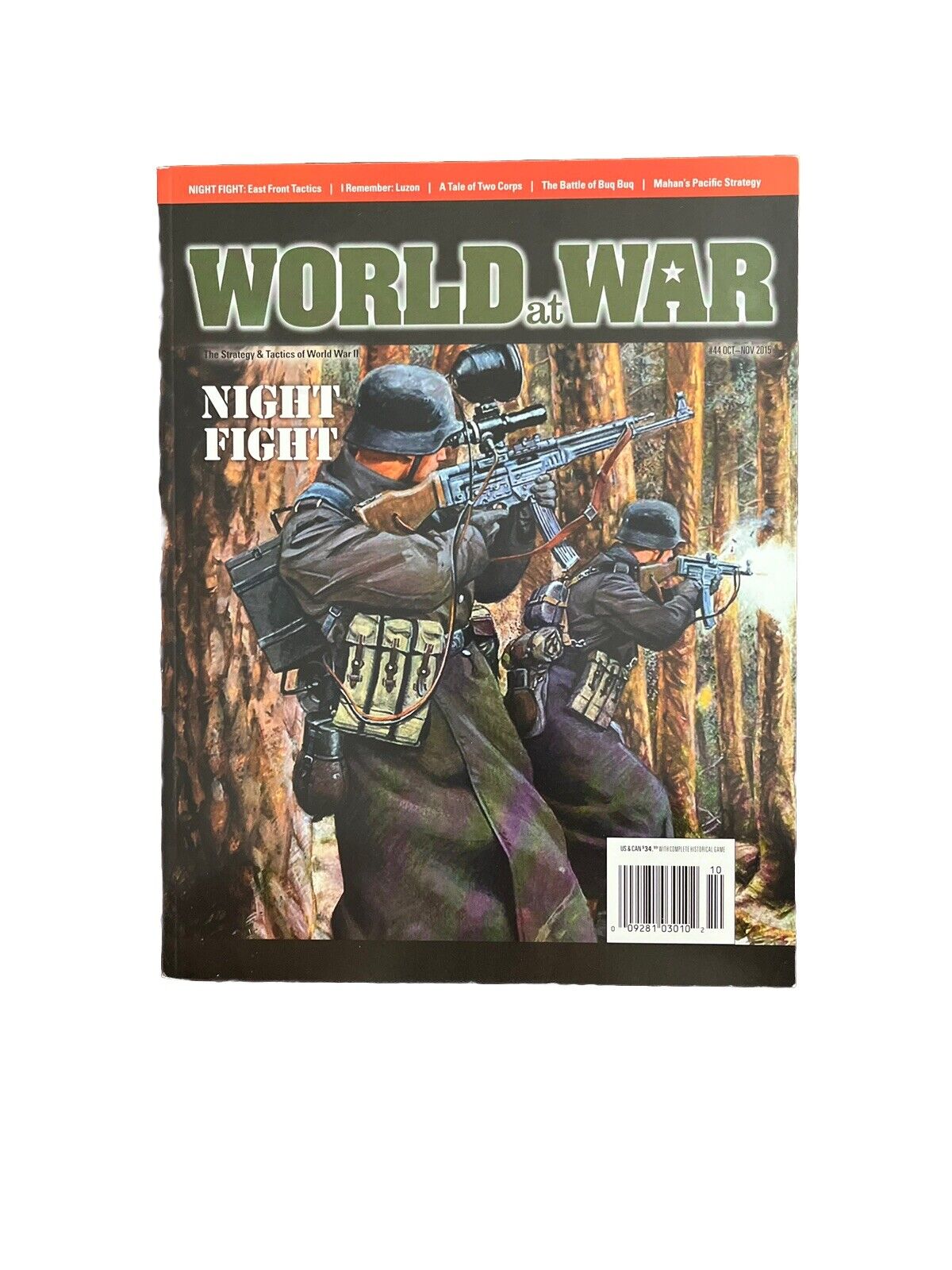 World At War Vintage Magazine With Complete Game-Night Fight #44 Oct-Nov 2015