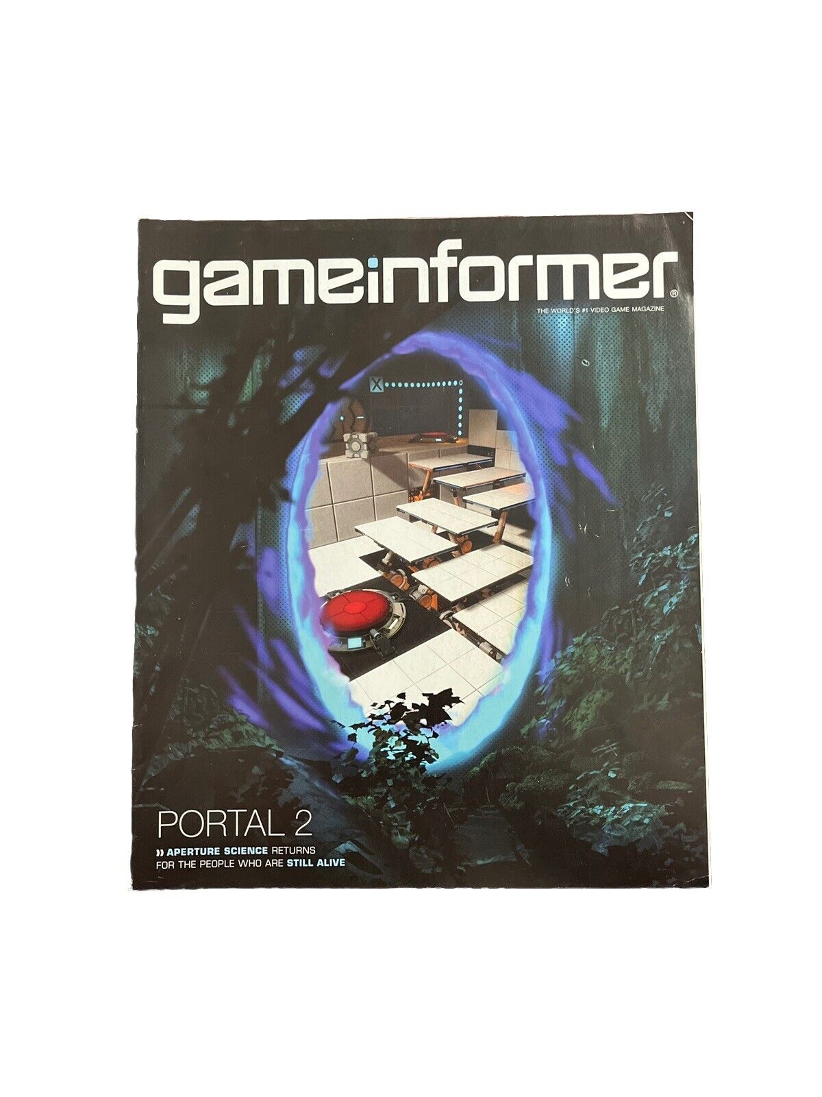 April 2010 Game Informer Collectable Computer Video Game Magazine #204 Portal 2