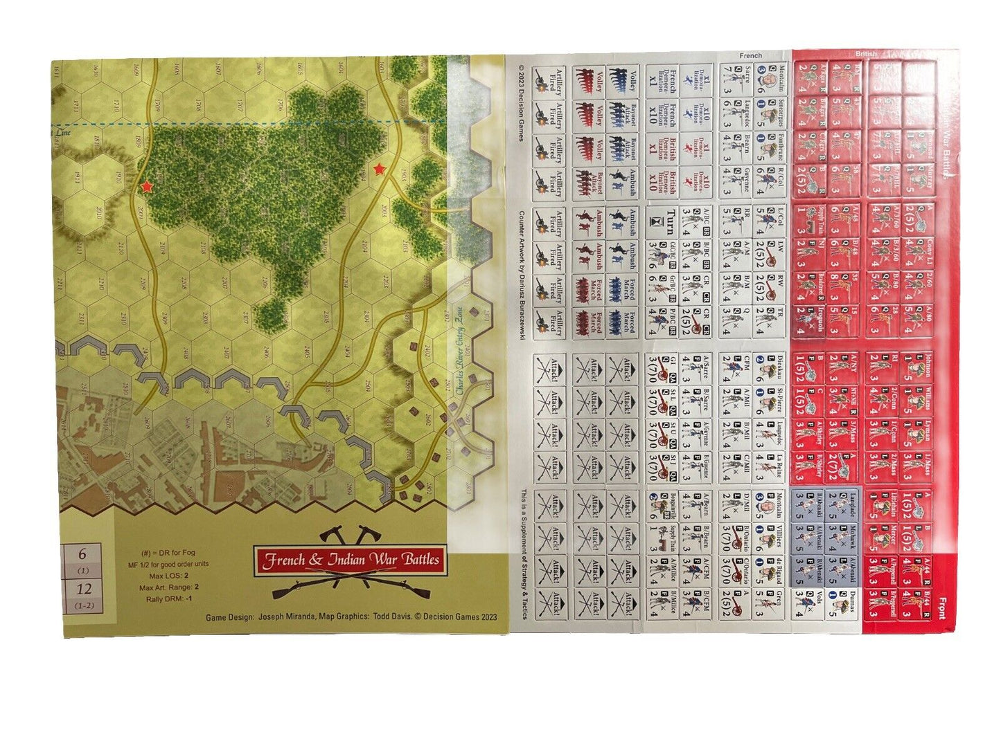 Strategy & Tactics Magazine #340 With Table War Game French & Indian War Battles