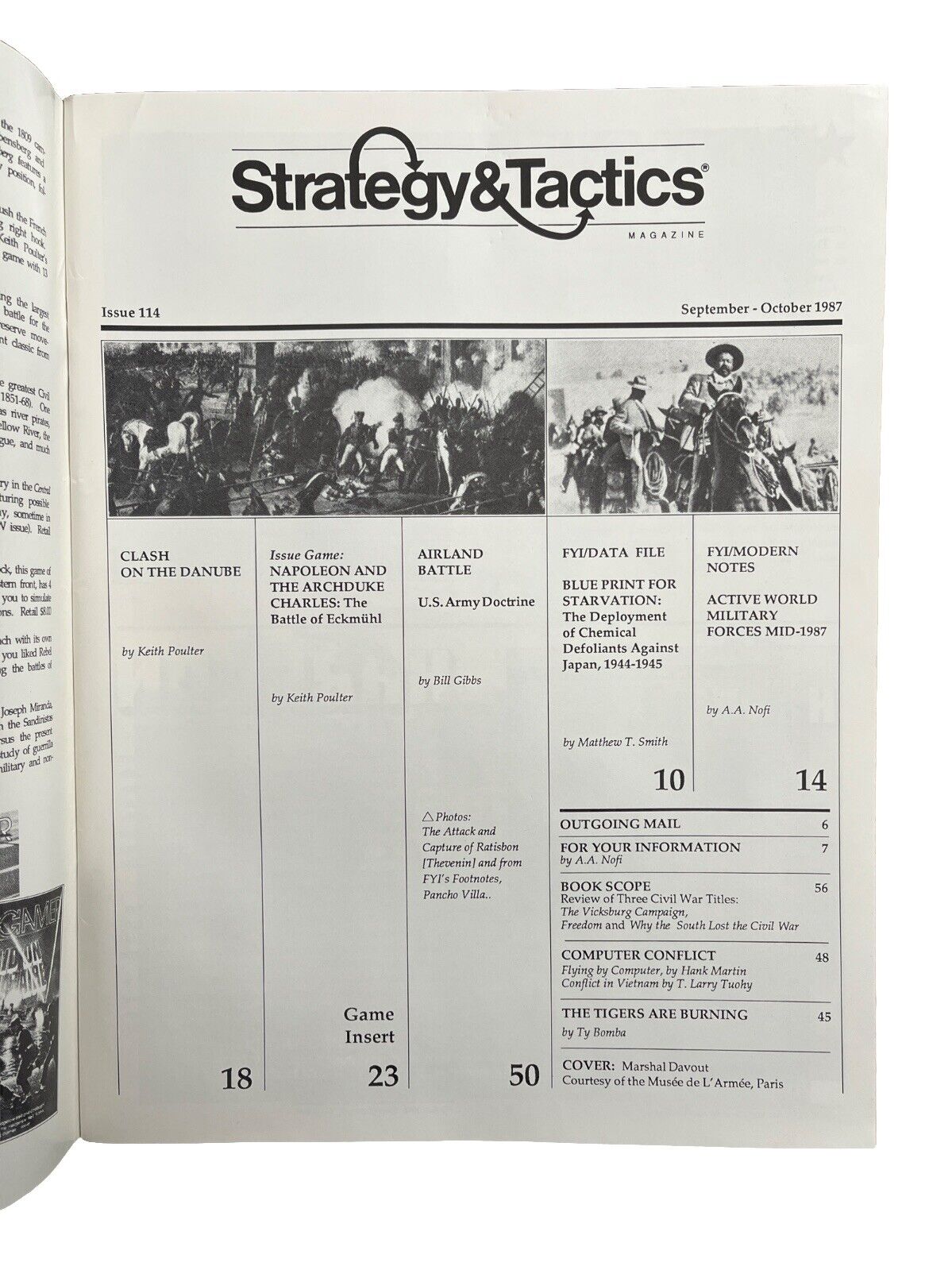 Strategy & Tactics Historical Wargame Magazine #114 The Battle Of Eckmuhl