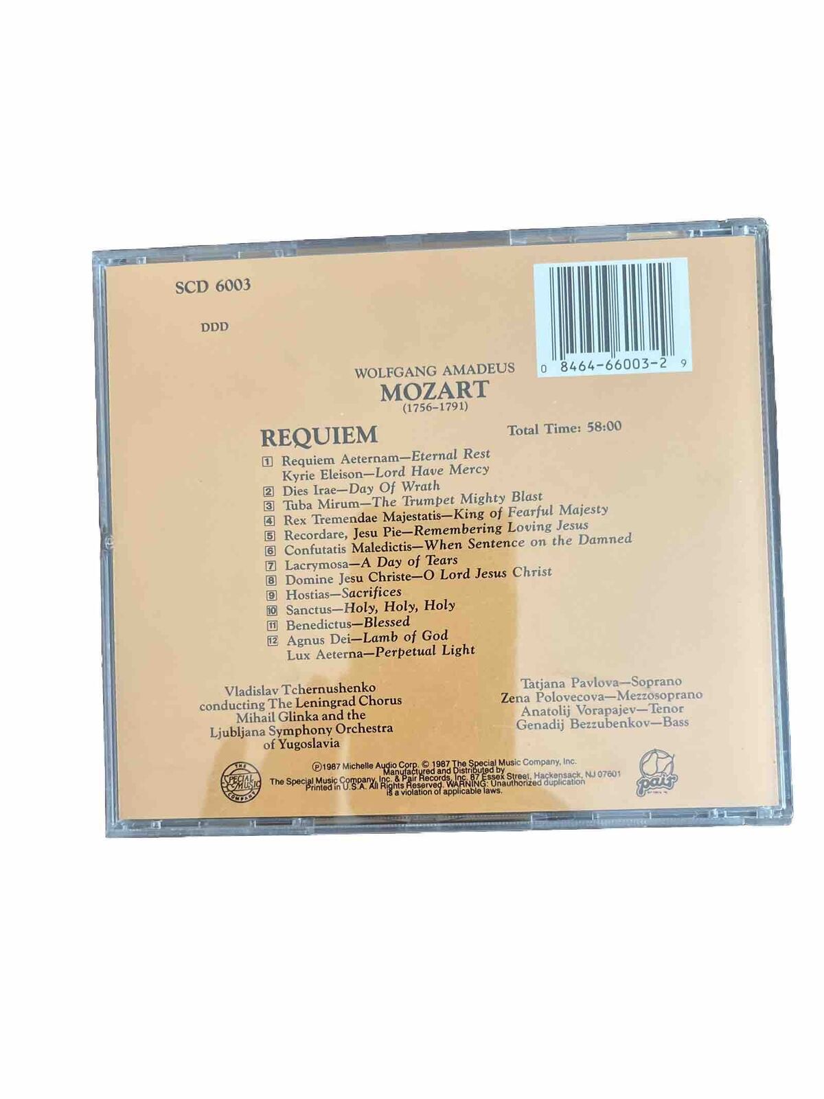 Mozart: Requiem (CD, Stradivari)