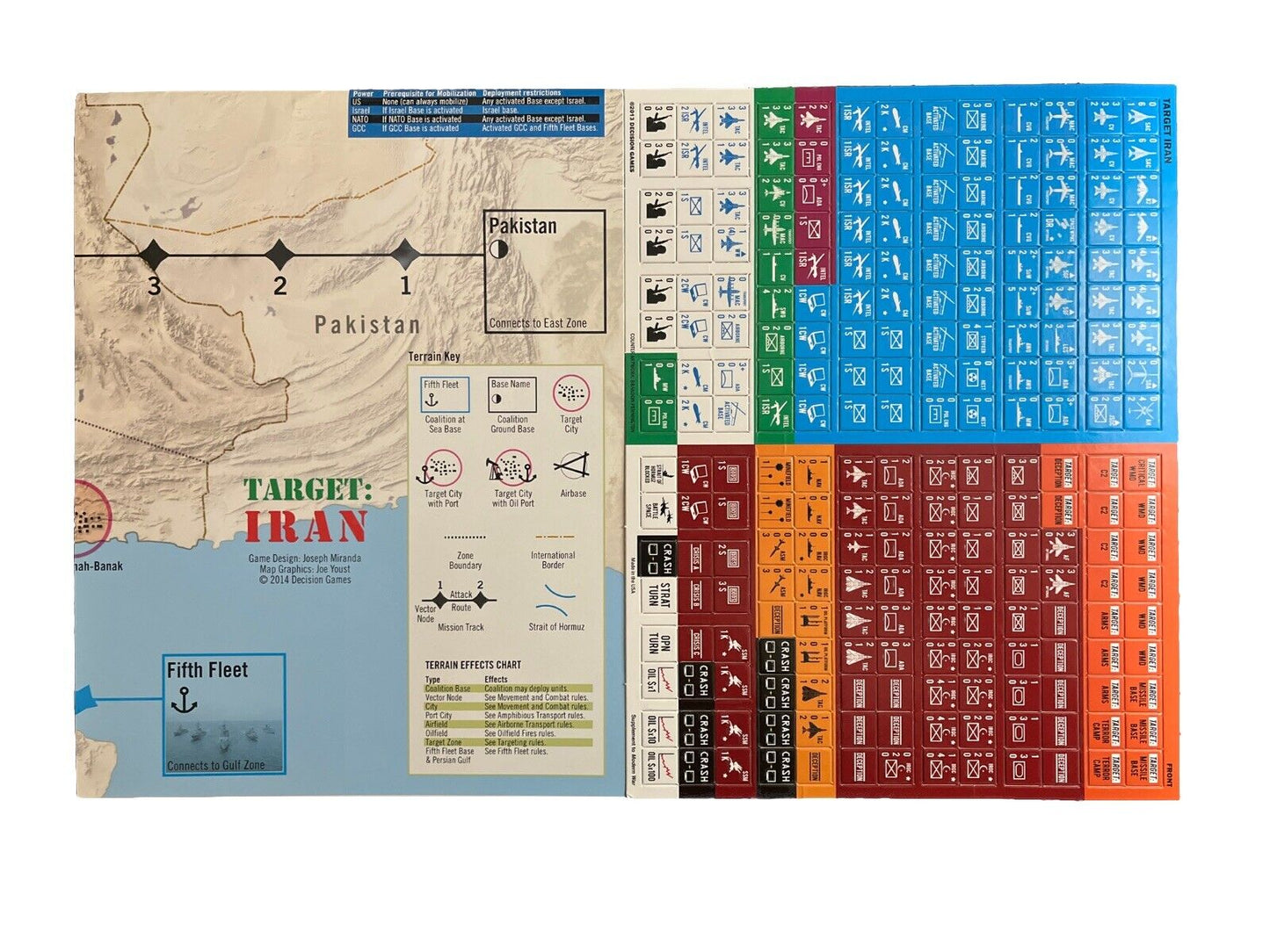 Decision Games Modern War Magazine #10 With History Tabletop Game - Target Iran