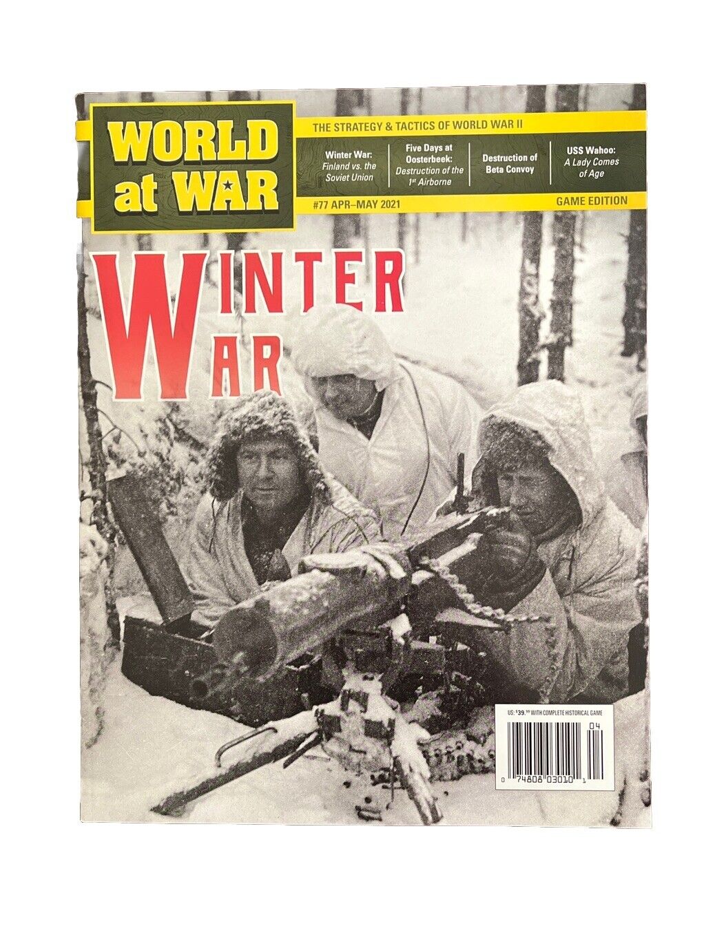 World At War Magazine #77 With Military History Board Game - Winter War