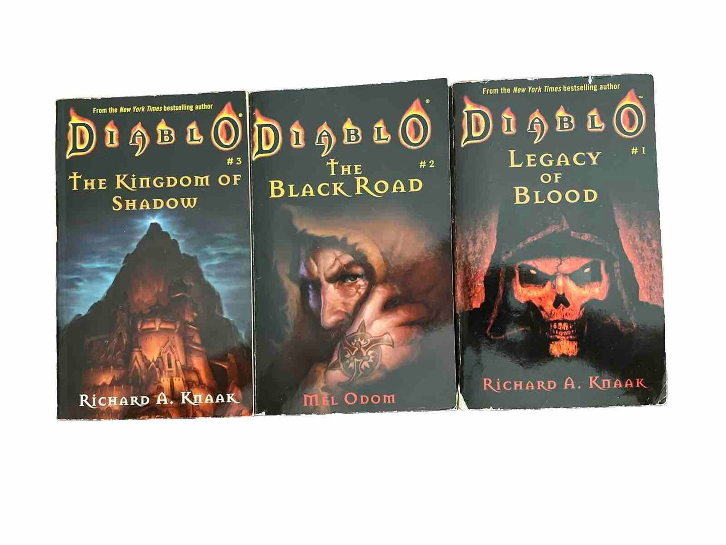 Diablo Book Lot - Complete 1-3 - Richard A. Knaak - Kingdom, Legacy & Black Road