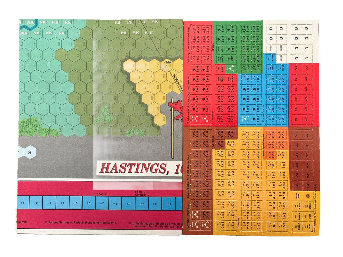 Strategy & Tactics Historical Wargame magazine Table Top Game Hastings, 1066