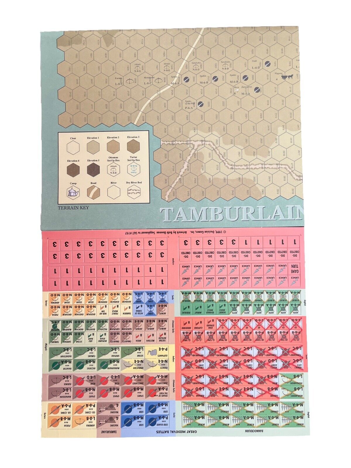 Strategy & Tactics Wargame Magazine #197 The Battle Of Bannockburn And Angorra