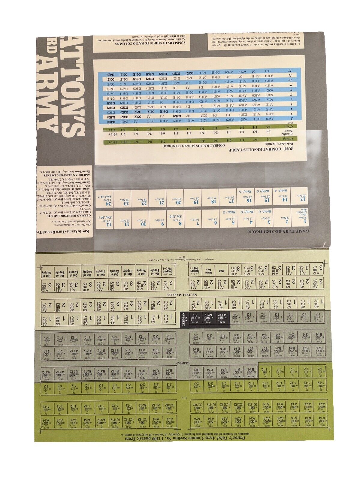 Strategy & Tactics Magazine #78 With Historical Board Game - PATTON's 3rd Army