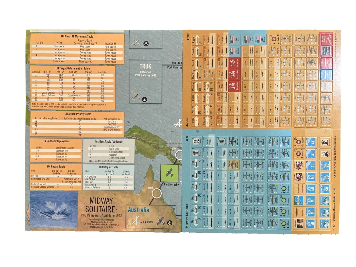 Vintage World At War Board Game Magazine #54 Jun- Jul 2017 - Battle Of Midway