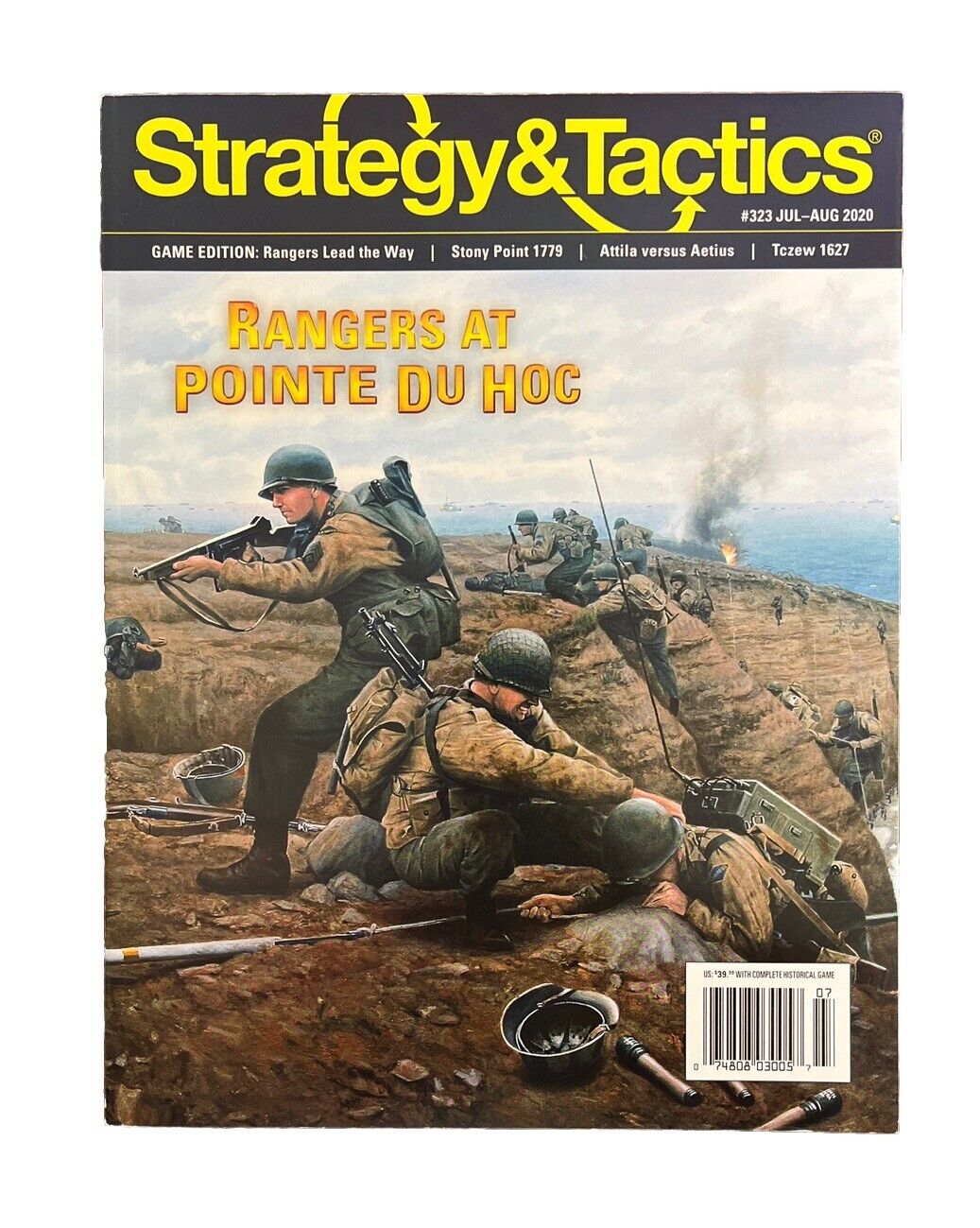 Vintage Strategy & Tactics Board Game Magazine #323 - Rangers At Pointe Du Hoc