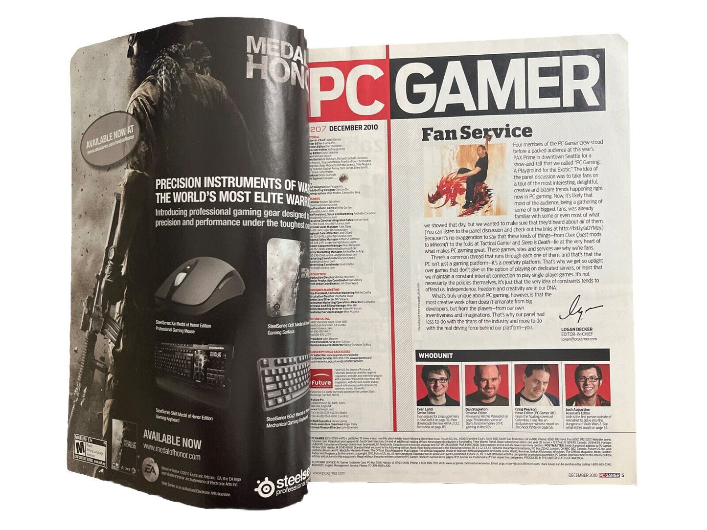 DECEMBER 2010 #207 PC GAMER Computer video game magazine - GUILD WARS -Demo Disc