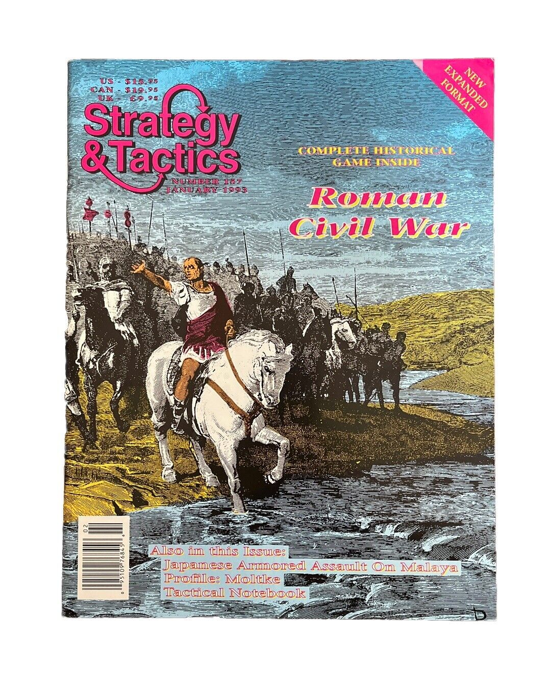 Strategy & Tactics Magazine #157 With Historical Board Game - Roman Civil War