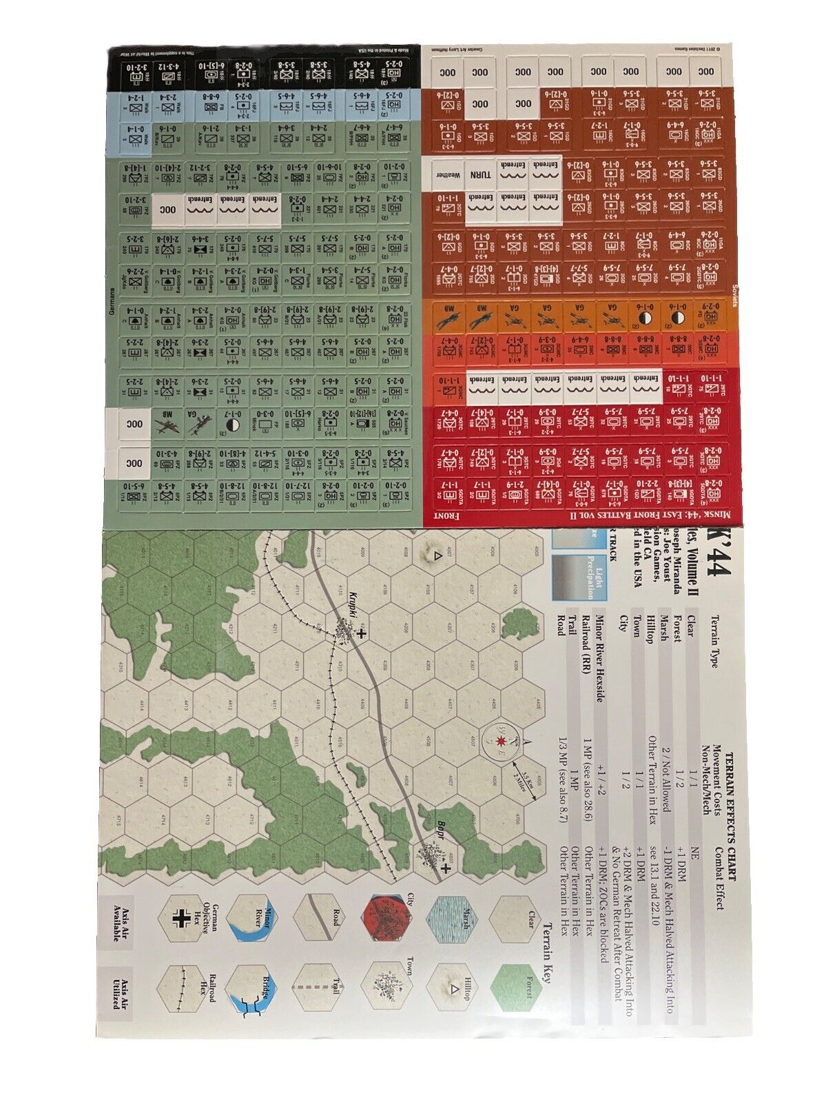 World At War Wargame Magazine #22 With Board Game - The Battle Of Minsk 1944