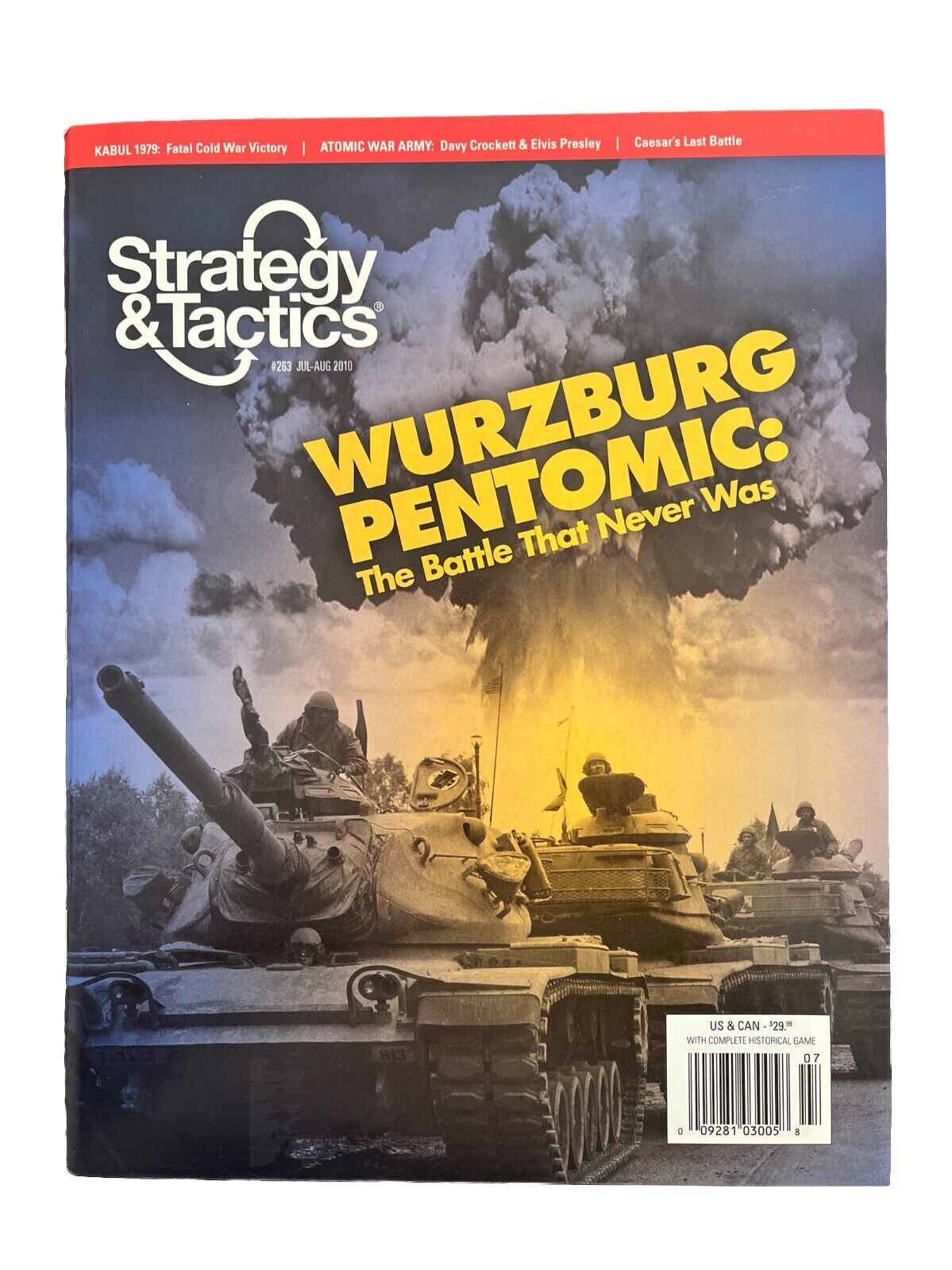 Strategy & Tactics Wargame Mag #263 With History Board Game - Wurzburg Pentomic