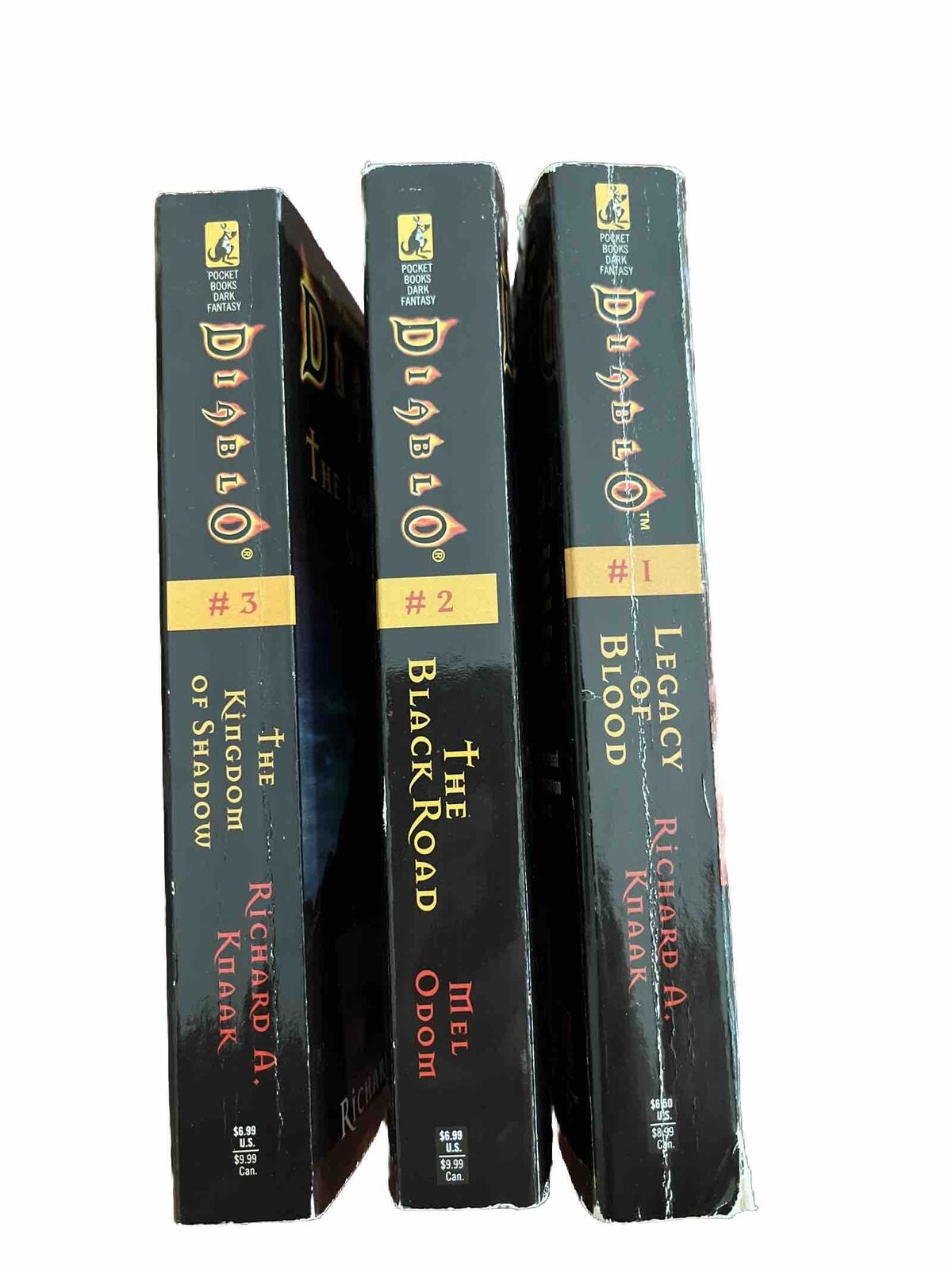 Diablo Book Lot - Complete 1-3 - Richard A. Knaak - Kingdom, Legacy & Black Road