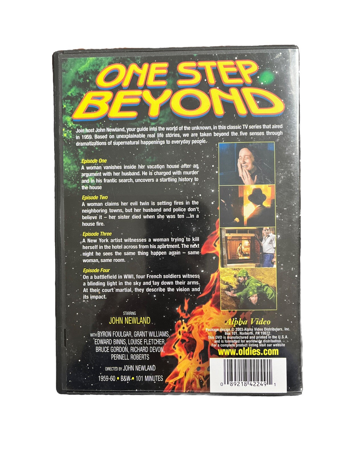 Classic Collectable Science Fiction TV Series DVD One Step Beyond John Newland