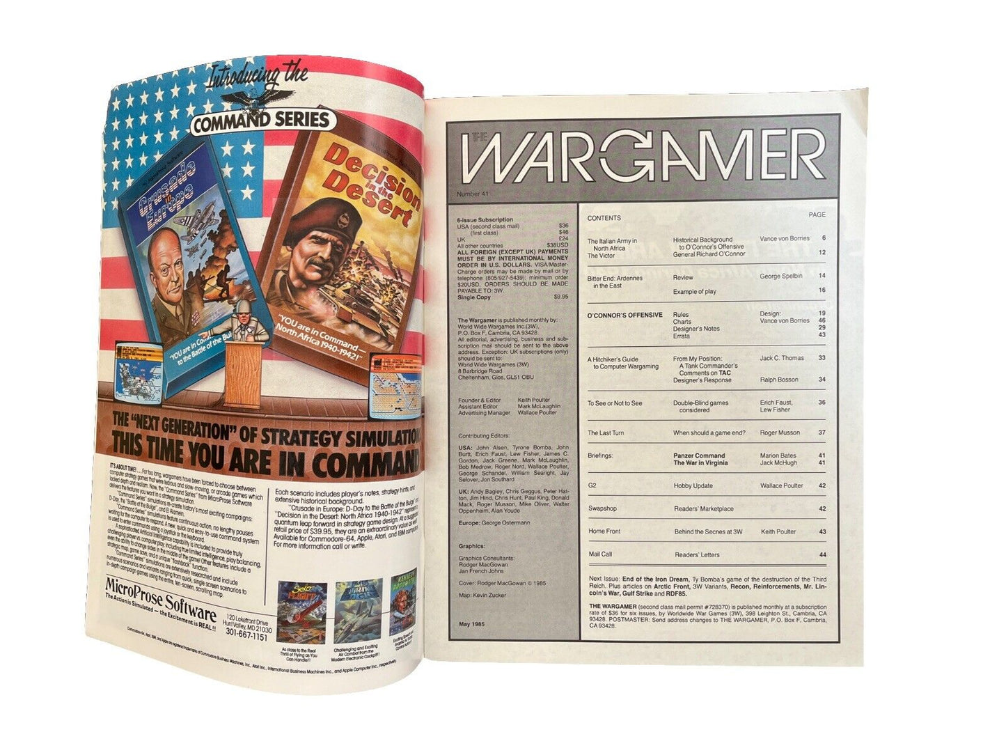 Collectable The WARGAMER Historical Wargaming Magazine #41- O’Connor’s Offensive
