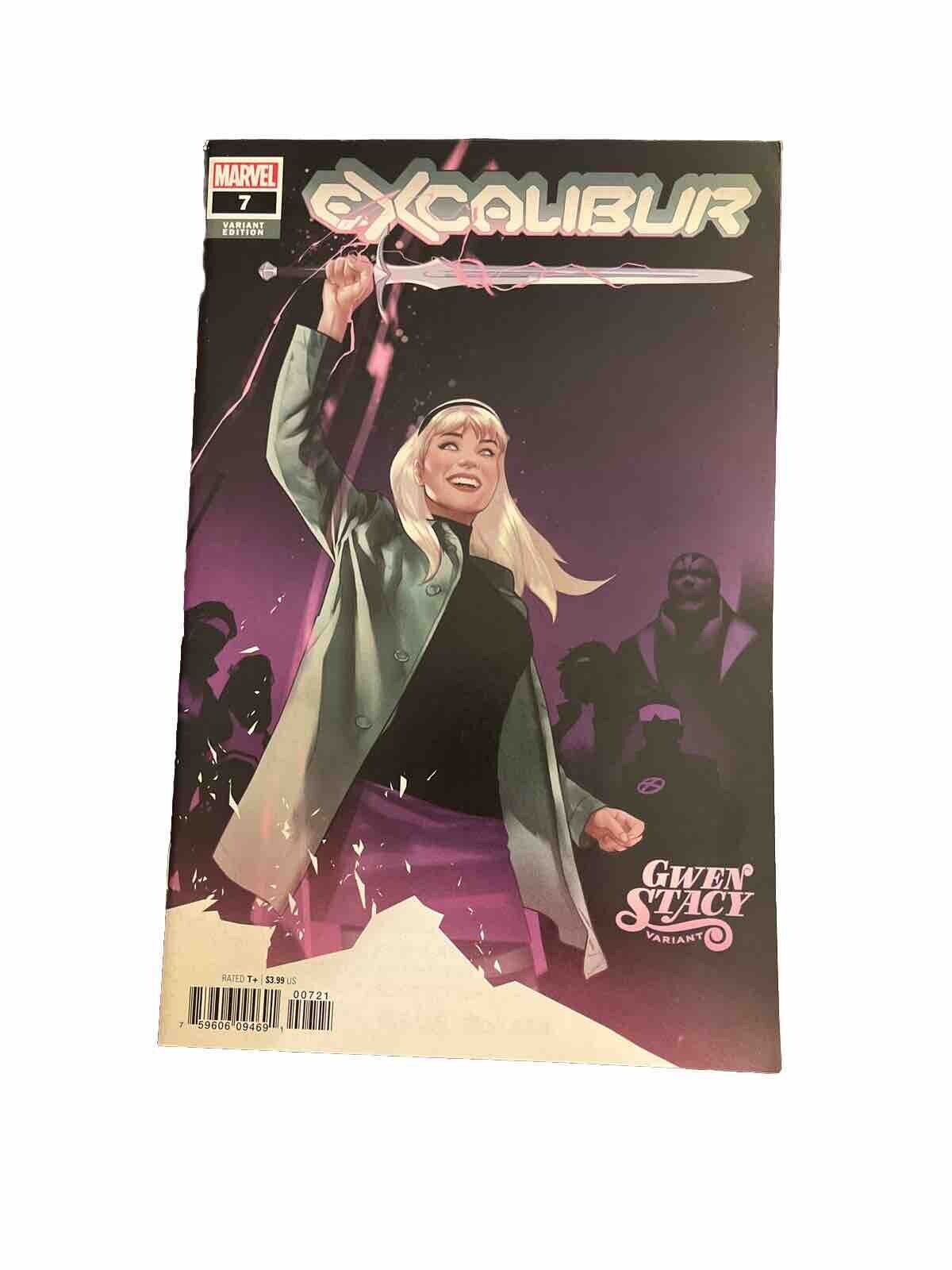 Excalibur #7 Oliver Gwen Stacy Variant Marvel X-Men Comic Book FIrst Print