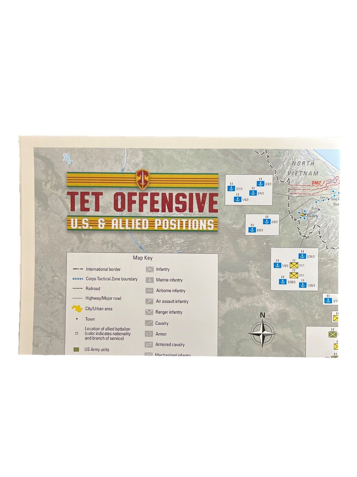 Strategy & Tactics War Game Magazine #8 With Map Poster: Tet Offensive 1968