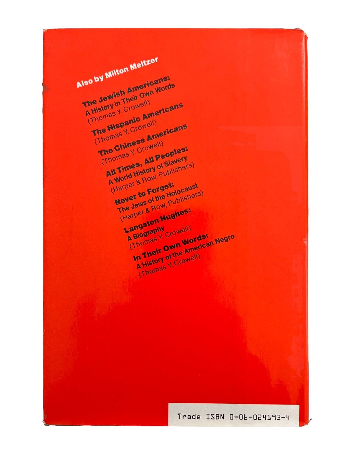 Classic Collectable Historical Book The Terrorists by Milton Meltzer