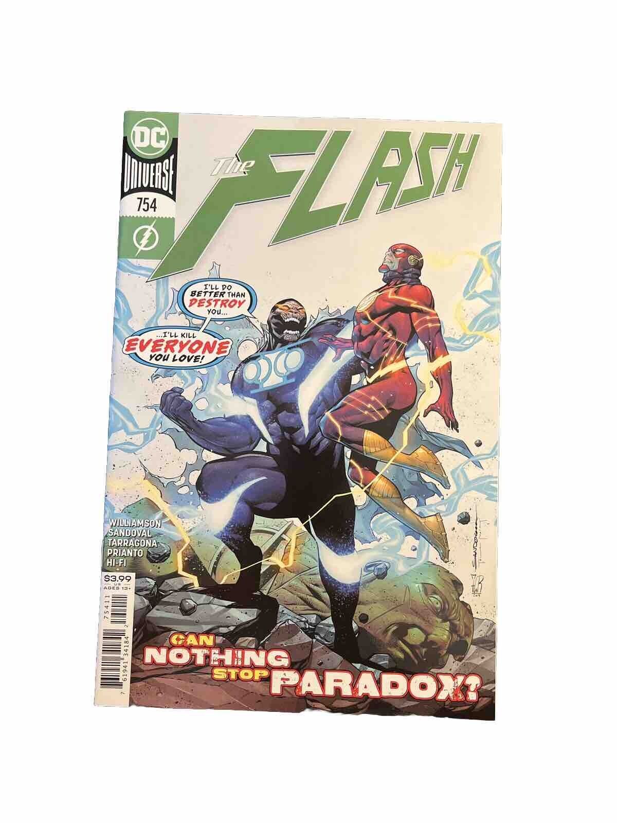 The FLASH No 754 DC Comic From July 2020 Joshua Williamson Rafa Sandoval Paradox