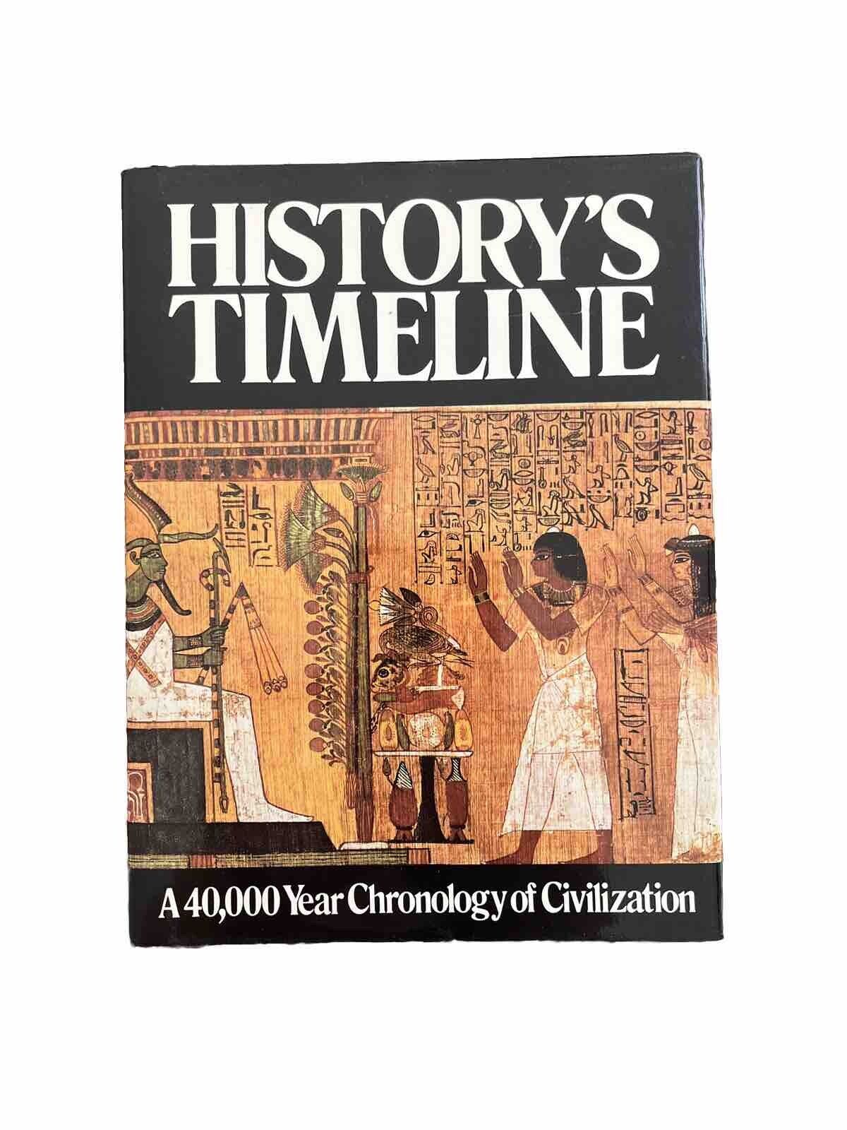 History's Timeline : A 40,000 Year Chronology of World Civilization by Ann Cooke