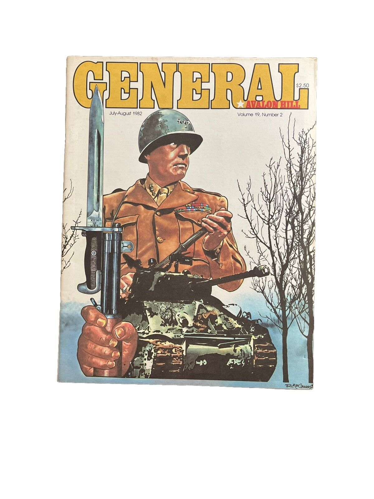 THE AVALON HILL GENERAL Magazine JULY-AUGUST 1982 VOL 19 #2 Battle Of The Bulge