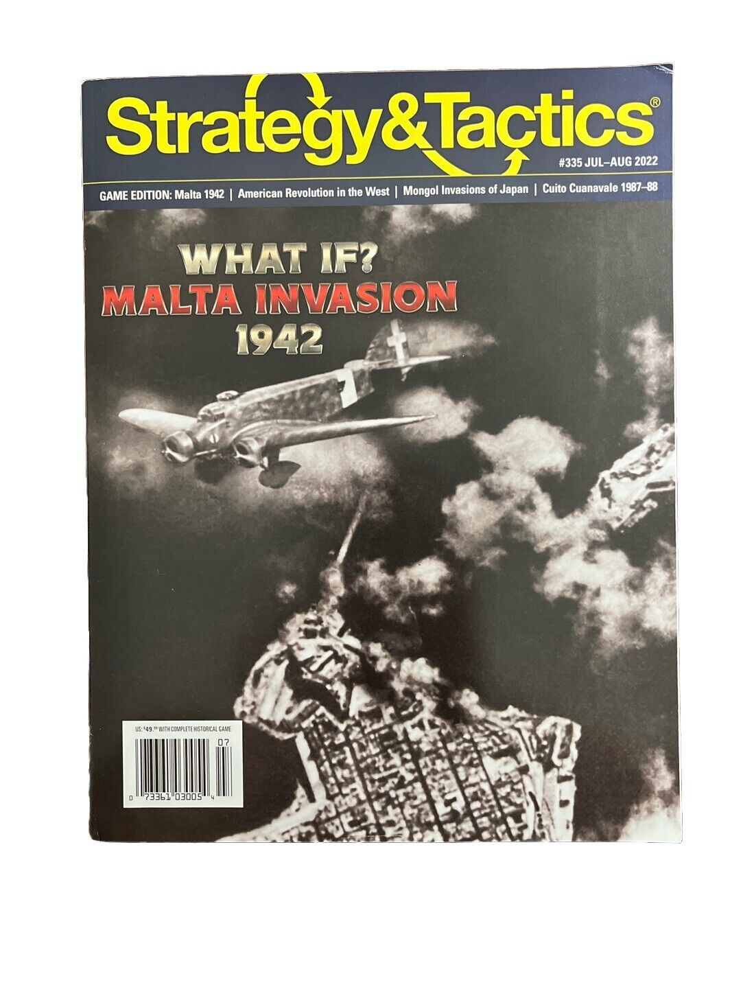 STRATEGY & TACTICS MAGAZINE #335 With Board Game - WHAT IF? MALTA INVASION 1942