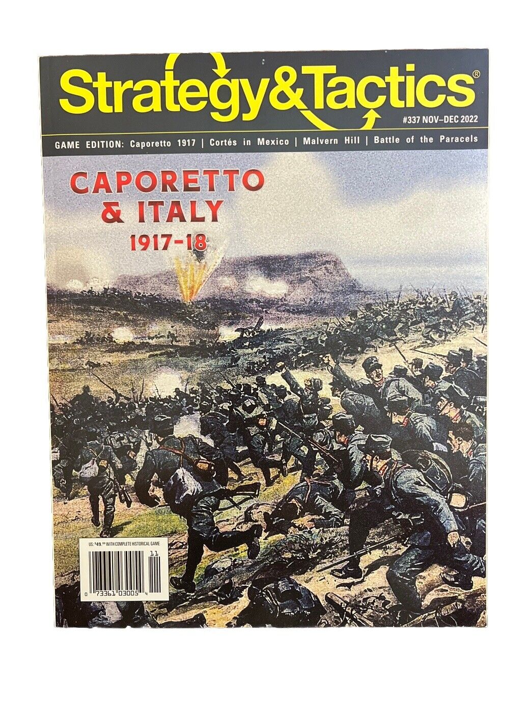 STRATEGY & TACTICS MAGAZINE #337 With War Game CAPORETTO & ITALY 1917-18